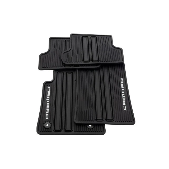 2016-2024 Chevrolet Camaro Premium All Weather Mat Package 86555231 Black OEM GM - Image 2 of 4