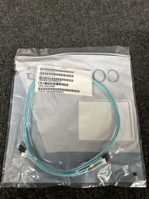 NEW CORNING 050502Q5120001M Fiber Optic Jumper, Two Fiber OM4 Multimode 2.0MM ZI