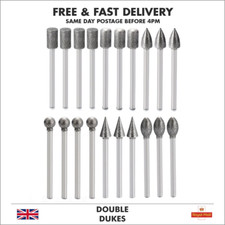 20 pz Dremel set punte trapano per macinazione diamantata per utensile rotante per lavorazione del legno