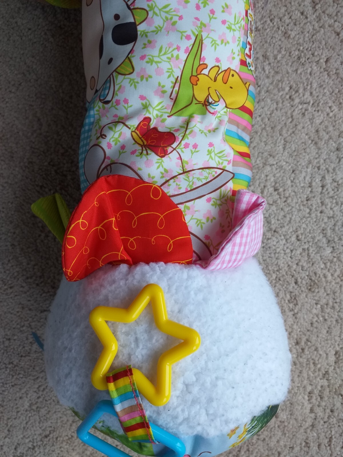 ELC Blossom Farm Baby Tummy Time & Sensory Toys Cube & Ball Baby Toy