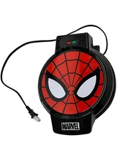 NWOB Intertek Marvel Spider-Man Waffle Maker Black Red NWOB