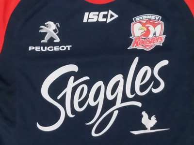 Maillot de rugby Sydney Roosters 2004 Australie NRL Steggles Authentics