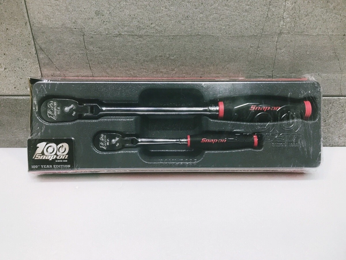 SNAP ON RAT2TFHLFCE 100th Anniversary Limited Edition 1 4 3 8 Flex Ratchet Set