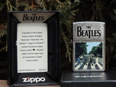The Beatles Abbey Road Album Cover Zippo Lighter - John Lennon 