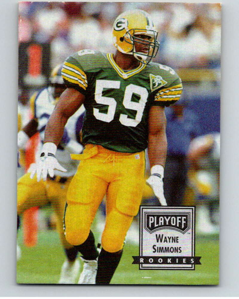 1993 Playoff Contenders #131 Wayne Simmons  RC Rookie Green Bay Packers V92728