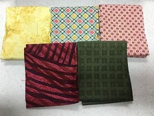 FAT QUARTER BUNDLE OF 5-100 COTTON - FQ474