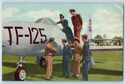San Antonio Texas TX Postcard Allied Students Prefilight School Air Force 1957