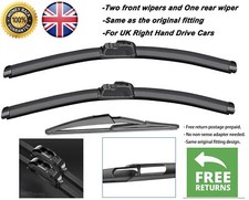 For Nissan X-Trail 2014-2022 Front and Rear Windscreen Wipers 26"18"12"