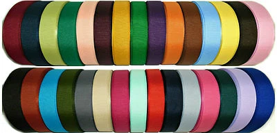Ruban Grosgrain Double Face 50mm, 5 Mètres, Couleurs Assorties, Art 0072 - Photo 1/2