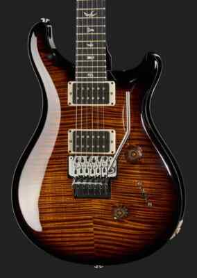 Brown Curly Maple Top Electric Guitar Floyd Rose Tremolo Bridge & Locking Nut