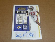 2020 Panini Contenders RAYMOND CALAIS AUTOGRAPH/AUTO BUCCANEERS RAMS R3313