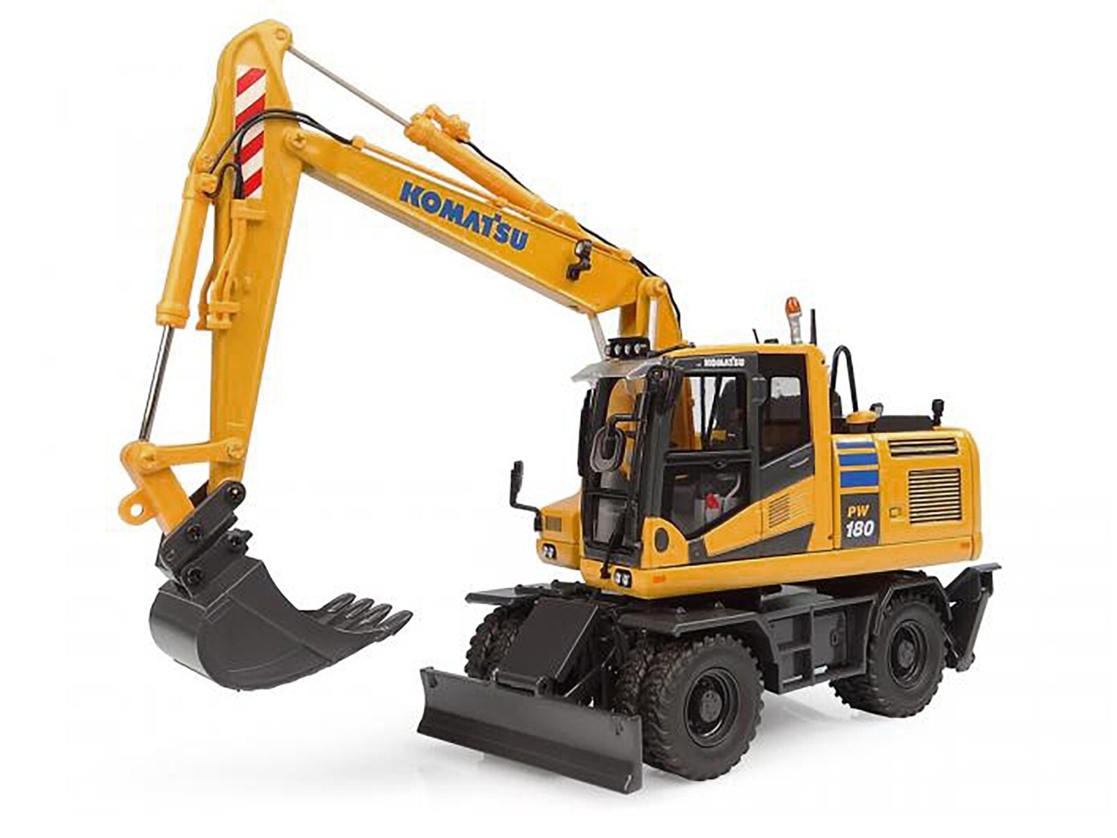 ЭКСКАВАТОР KOMATSU PW180-11, ЖЕЛТЫЙ, 1/50, МОДЕЛЬ, ИЗГОТОВЛЕННАЯ НА ЗАКАЗ КОМПАНИЕЙ UNIVERSAL HOBBIES UH8163