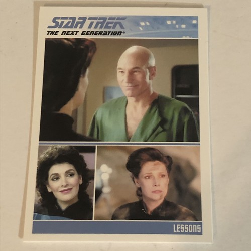 Star Trek The Next Generation Trading Card #144 Patrick Stewart Marina