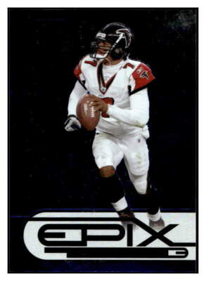 2005 Donruss Zenith #E-9 Michael Vick Epix Blue 2nd Down #/400