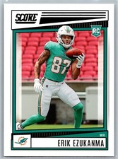 2022 Score - Rookies #400 Erik Ezukanma (RC) Dolphins