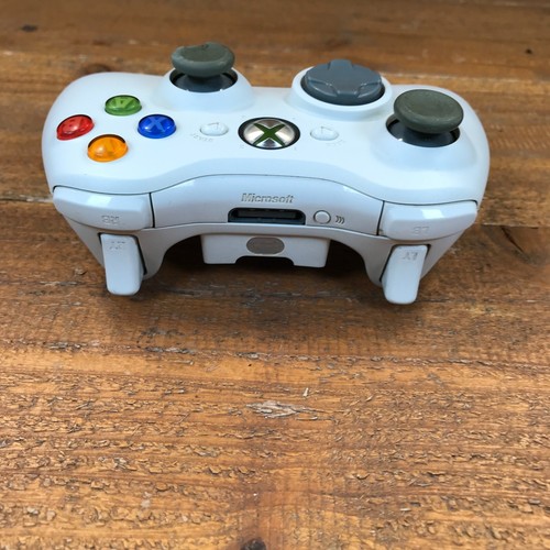 Xbox 360 Wireless Controller White Tested and Working OEM Genuine NO COVER - Picture 6 of 11