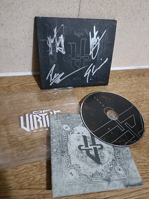Of Virtue - Omen Album 2023 CD digipack SIGNED heavy Metal Rock