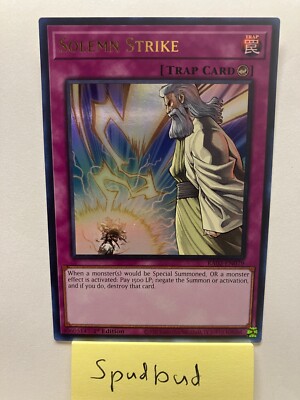 x3 Solemn Strike Ultra Rare 3x RA02-EN079 (NM 1st Ed)