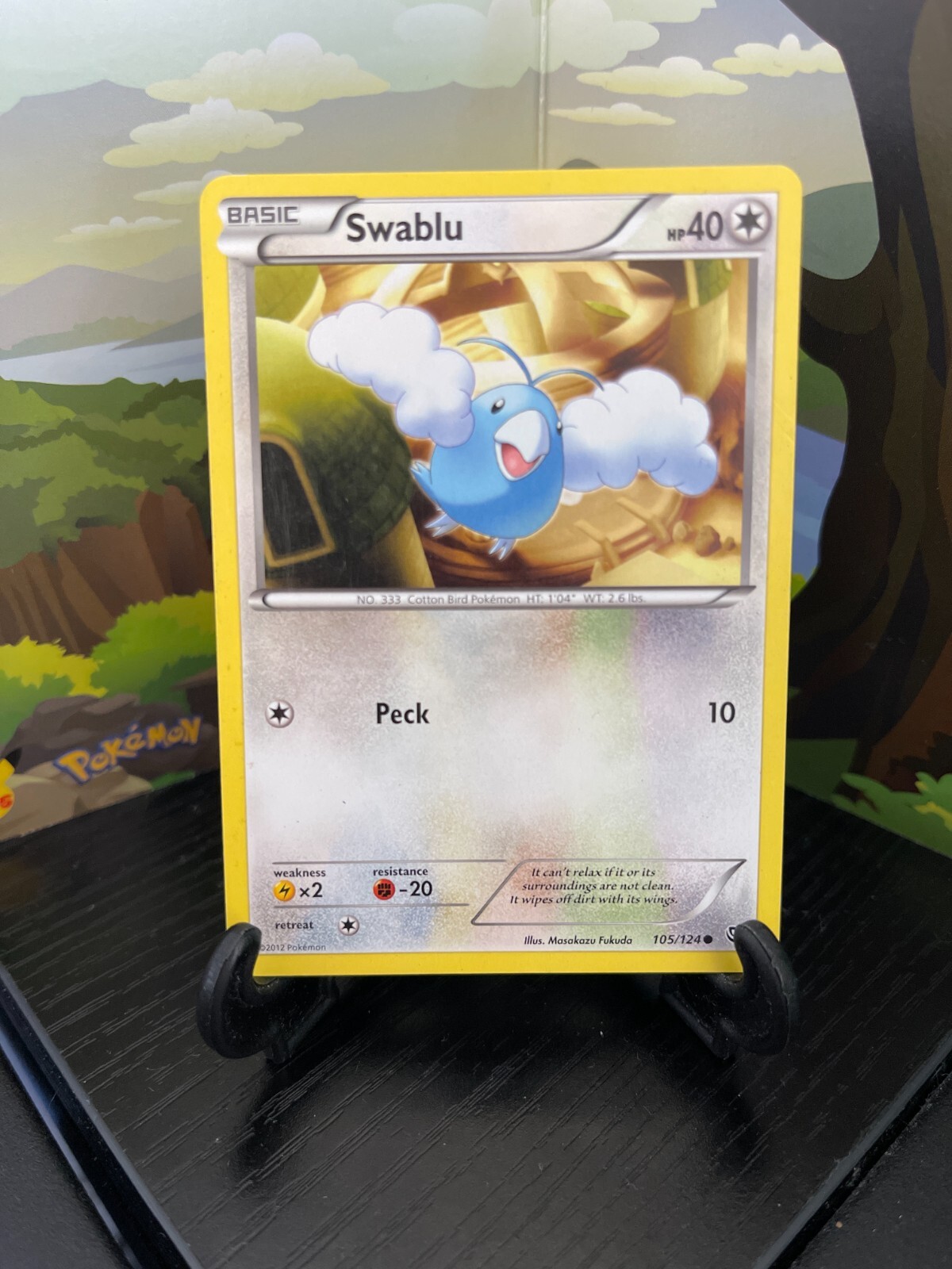 Swablu 105/124 - Dragons Exalted - Common - Pokemon Card TCG - LP