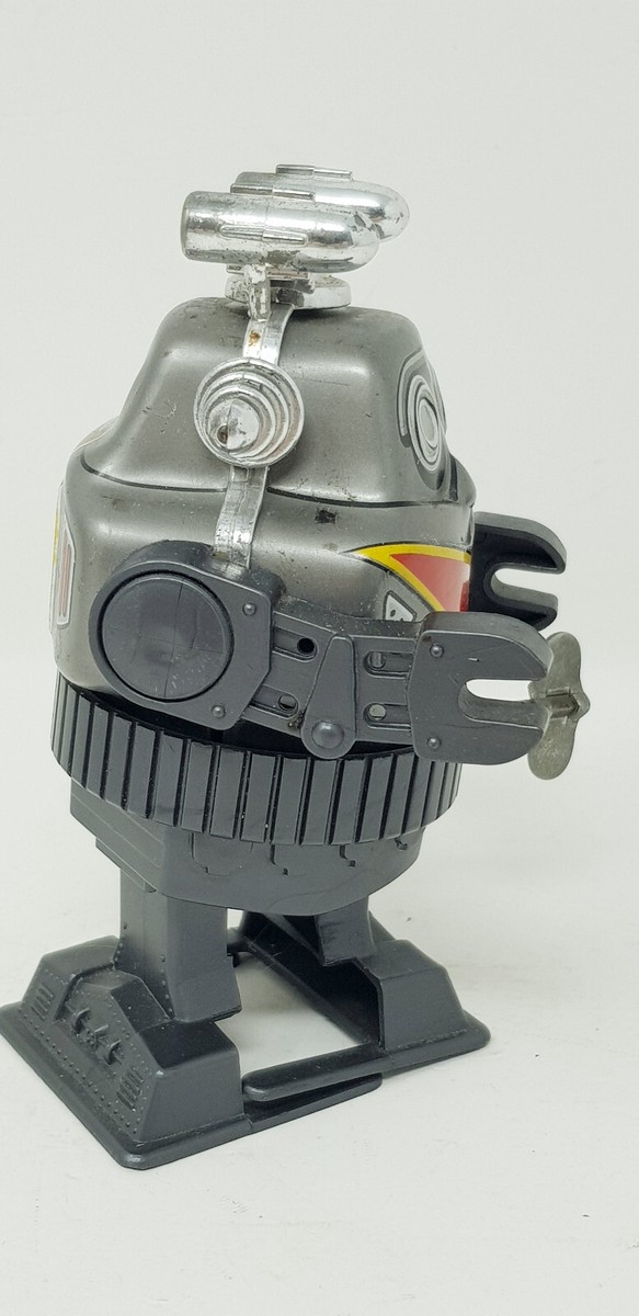Robot Ancien YONE Japon - Jouet Mécanique Tôle Et Plastique, Années 60-70