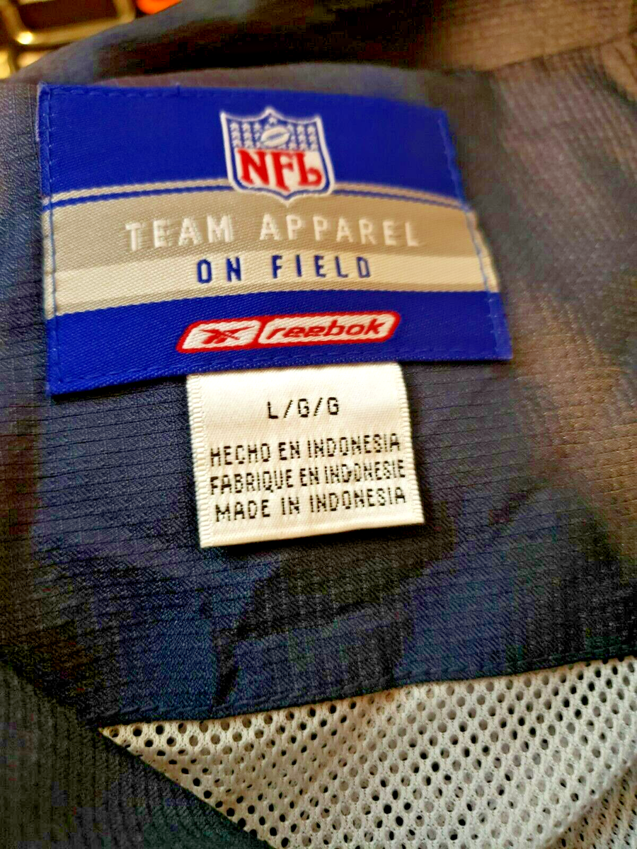ウォームアップウェア NFL Reebok Chicago Bears cottonjacket XL Reebok Chicago Bears Authentic Sideline Full Zip Jacket Mens