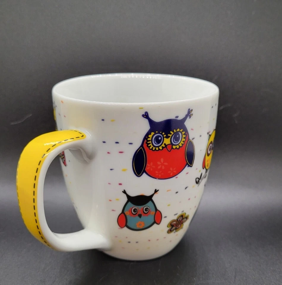 Taza Konitz Owl en blanco 14 onzas Foto 2 de 4