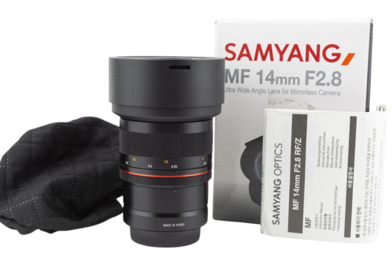 Nikon Z Samyang MF 14mm 1:2.8 Lens Obiettivo Near Mint - Excellent - Warranty