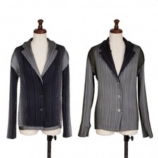 ISSEY MIYAKE FETE A.POC INSIDE Pleated Reversible Jacket Size 2 K-134858 