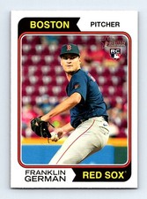 #77 2023 Topps Heritage  Franklin German RC Boston Red Sox