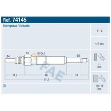 6x Glühkerze für Audi A6 C5 4B2 4B5 27062584