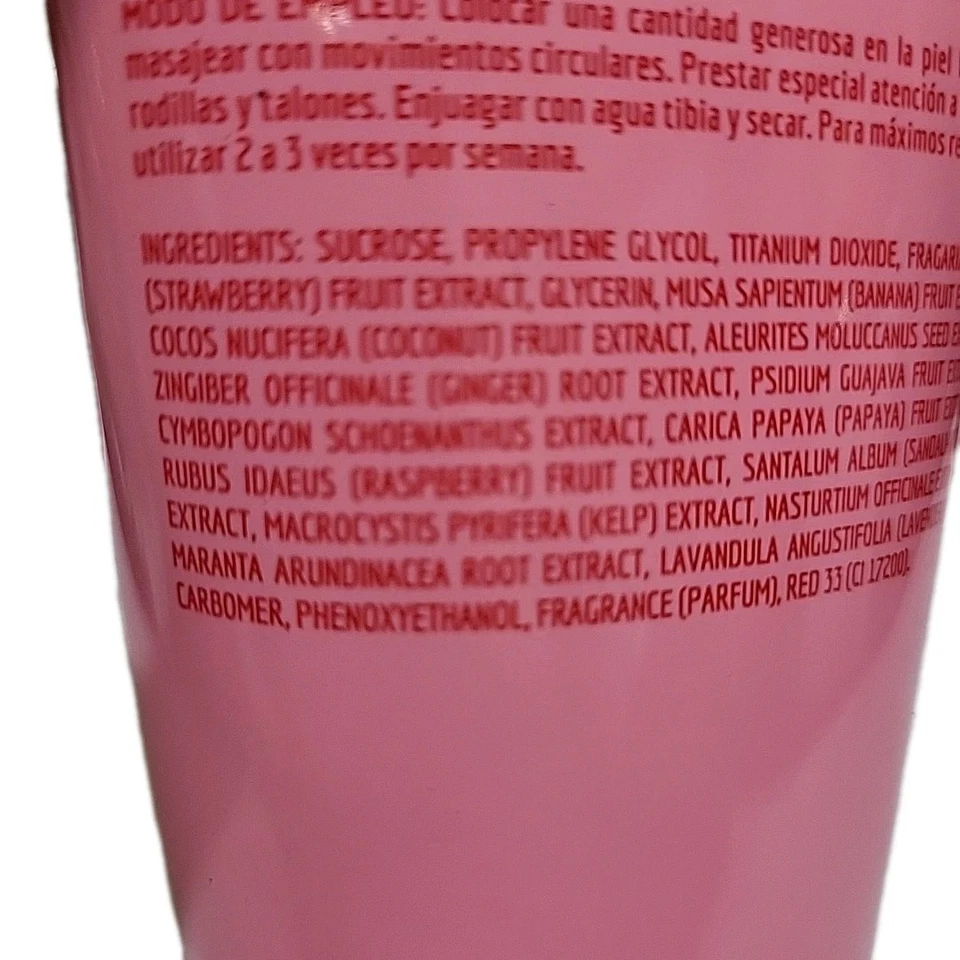 Freeman Hydrating Body Sugar Scrub Strawberry Milk 6 fl oz - Image 3 of 4