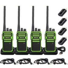 Retevis RB17A Two Way Radios Long Range,GMRS Repeater Capable,2200mAh, Green