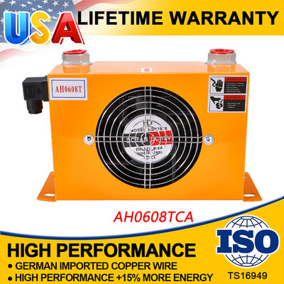 Hydraulic Oil Cooler Air-cooled Radiator For 1-2 Ton Mini Excavators  AH0608TCA