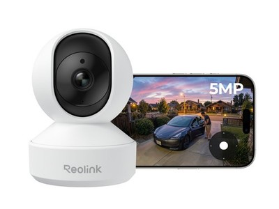 Reolink 5MP HD WLAN Überwachungskamera Schwenk Neigung Innen 2,4G/5G WiFi E1 Pro