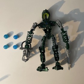 LEGO Bionicle Toa Inika Set Of 6 complete 100% w/ instructions and 24 projectile