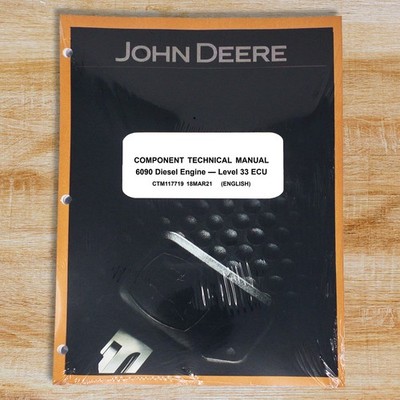 John Deere 6090 Diesel Engine 9.0L Service Repair Technical Manual - CTM117719