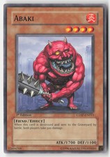 Yugioh - Abaki CDIP-EN013 1st Edition - Common