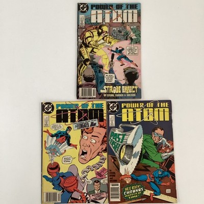 1988 LOT OF 3 POWER OF THE ATOM #3, 5 & #6 MID GRADE COMIC BOOK