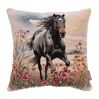 Sandner Fury Gobelin-KissenhüLle Dekokissen Sofakissen Couchkissen Pferd 45X45Cm