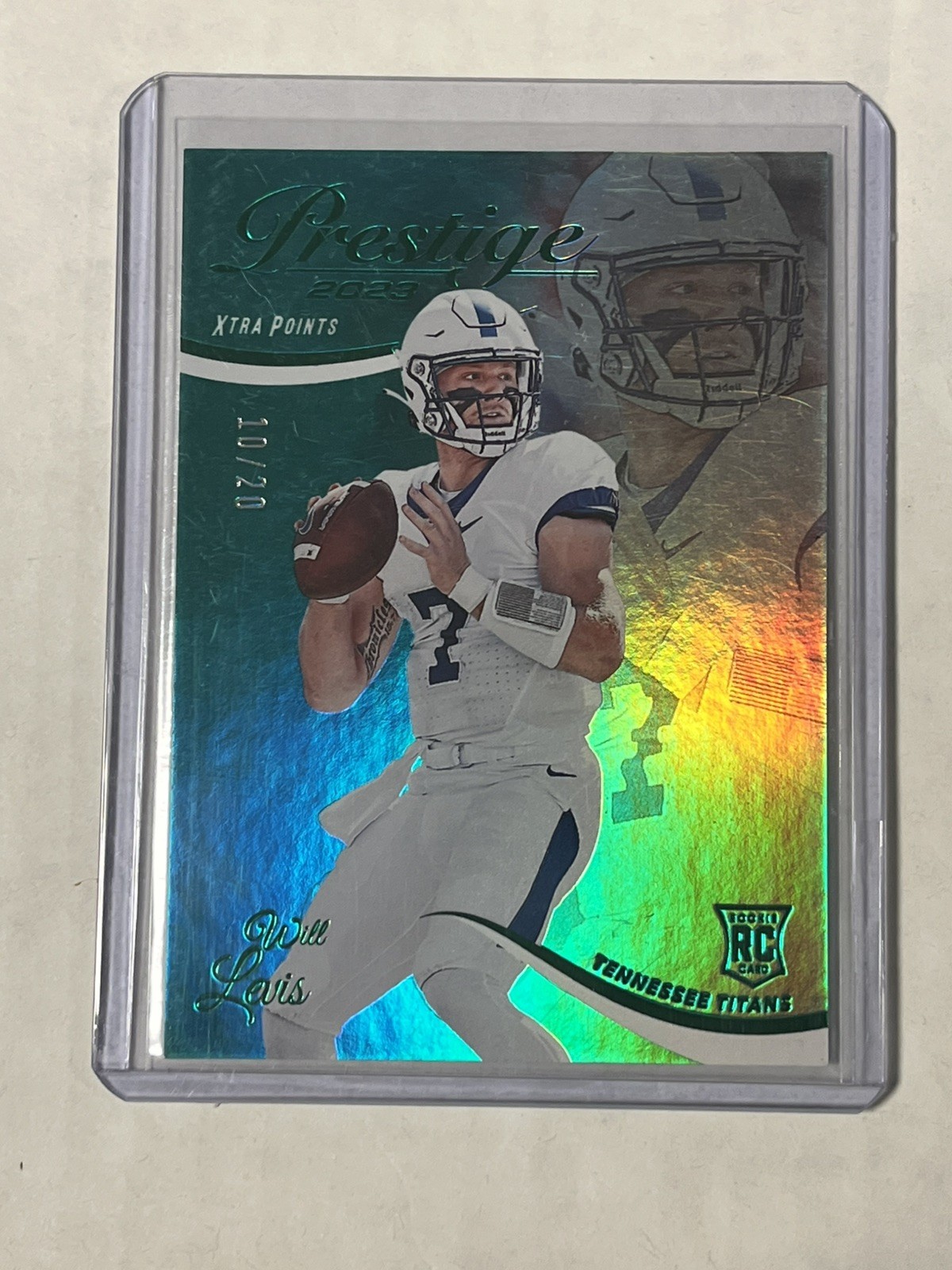 Will Levis Panini Prestige #400 Green Xtra Points