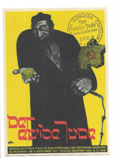 Postcard Exhibition Munich 1937 The Eternal Jew