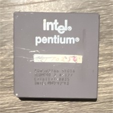 Intel Pentium Socket 7 CPU 166MHz 66MHz Bus 2...