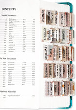 Laminated for Women Men - Large Print Tabs for Study Bibles, Boho Theme for E