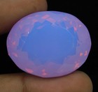 Natural 91.90 Ct Pink Fire Opal Oval Cut Certified Extremely Gemstone AAA