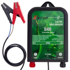 REFURBISHED XStop Electric Fence Energiser 12v Battery Fencing Unit 10km GRADE B