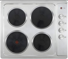 Cata UBSPH60KCR - Stainless steel 4 Zone Solid Plate Hob
