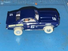 MoDEL MoToRING Aurora Sunoco Camaro T-jet HO Slot Car Works White Wheels