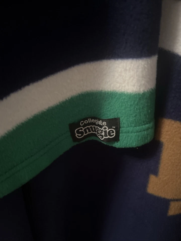 Notre Dame Collegiate Snuggie Fleece Blanket With Sleeves Adult One Size NCAA - Image 3 of 4