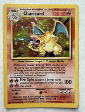WOTC Pokemon TCG Base Set Charizard 4/102 Holo Rare 1999 English