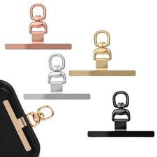 4 PCS Phone Tether Tab, 360  Rotatable Cell Phone Lanyard Patch Ultra-Thin Un...